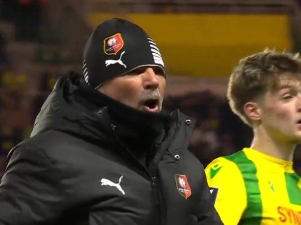 Jorge Sampaoli estalló contra el árbitro y fue expulsado en Rennes vs Nantes