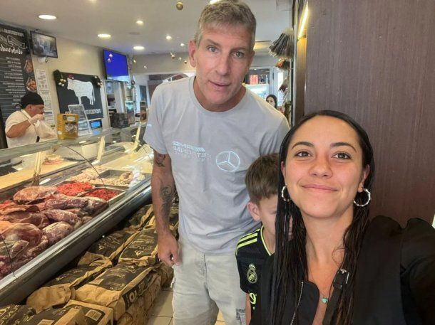 Se cruzó a Martín Palermo en la carnicería y se volvió viral por la reacción