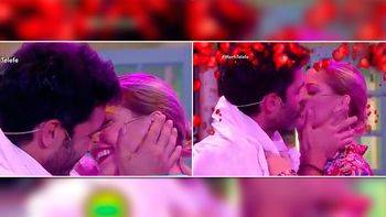 el beso apasionado de mariano martinez y carina zampini en vivo el beso apasionado de mariano martinez y carina zampini en vivo