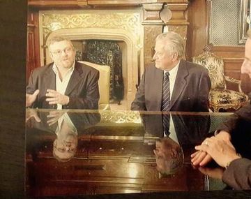 Cristina mostró la foto de la que habló en su discurso