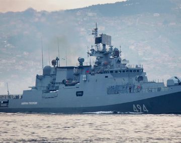 Rusia trasladó una fragata con misiles hacia la costa de Siria 