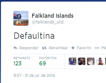 En las Malvinas se burlaron de la Argentina por la negociación con los buitres