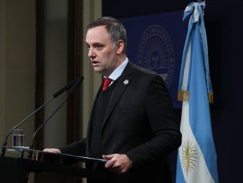 Manuel Adorni, vocero presidencial