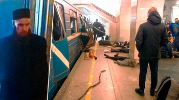 Las cámaras captaron al presunto autor de la explosión en Rusia Las cámaras captaron al presunto autor de la explosión en Rusia