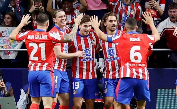 El gol de Julián Álvarez en la derrota del Atlético Madrid ante Lille por Champions League