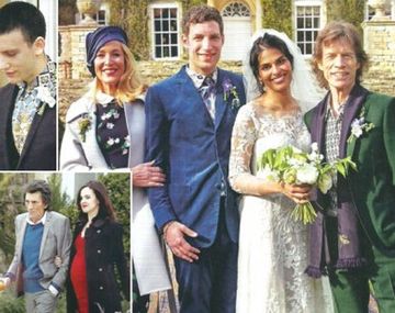 Las fotos de la boda del hijo de Mick Jagger