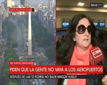 El reclamo de una pasajera: Hace 12 años que no venía al país