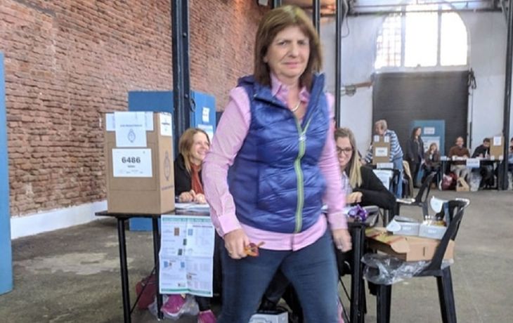 Patricia Bullrich evitó el contacto con la prensa