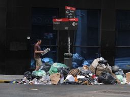 Capital Federal amaneció tapada de basura por un conflicto en CEAMSE