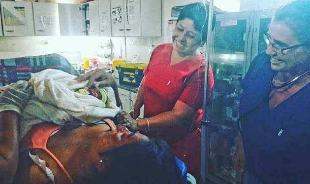 Dio en la calle y no sabía que estaba embarazada - Crédito: Río Negro