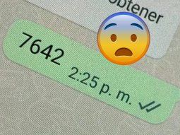 Qué significa el código 7642 que llega por WhatsApp