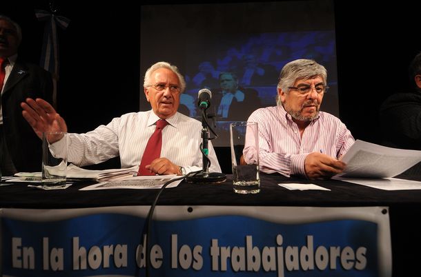 ¿Ruptura en la CGT?: Moyano trató de servil a Recalde