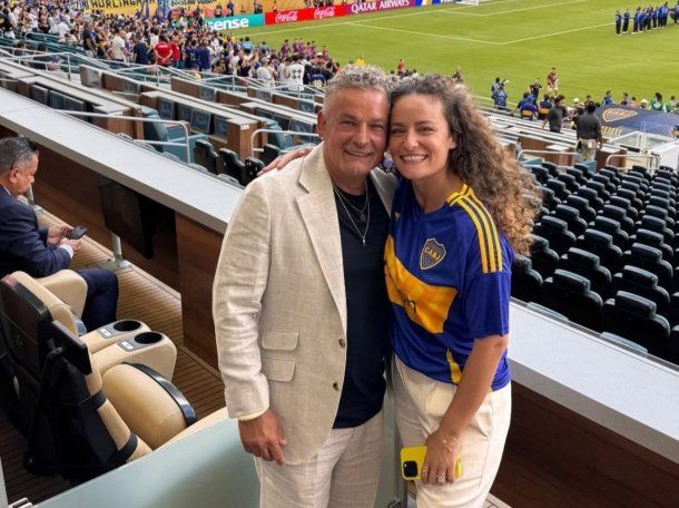 La hija de una exestrella italiana alentó a Boca como una hincha más en el Mundial de Clubes 2025
