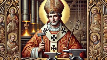 San Eligio, también conocido como San Eloy o Saint Éloi. San Eligio, también conocido como San Eloy o Saint Éloi.