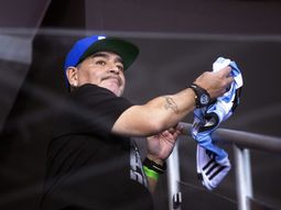 El 10 fue el hincha Nº1 los tres días de la serie final en Zagreb El 10 fue el hincha Nº1 los tres días de la serie final en Zagreb