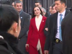 Victoria Villarruel llegando al Tedeum por el 9 de Julio. Victoria Villarruel llegando al Tedeum por el 9 de Julio.