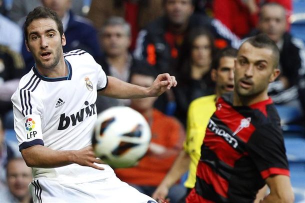 Con goles de Higuaín y Ronaldo, Real Madrid le ganó al Celta