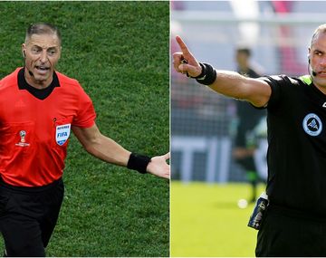 Néstor Pitana y Diego Abal