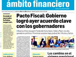 Tapas de diarios del viernes 17 de noviembre de 2017