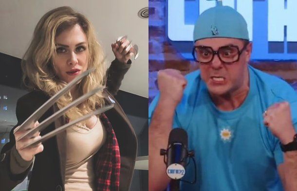 Lilia Lemoine y Gordo Dan se cruzaron en X