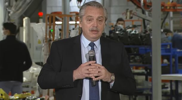 El presidente Alberto Fern&aacute;ndez&nbsp;