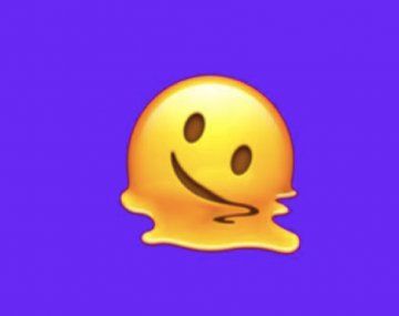 Qué significa la carita derretida en WhatsApp