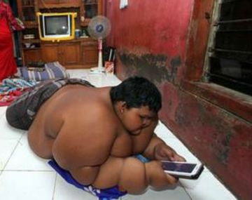 Pusieron a dieta al chico más gordo del mundo