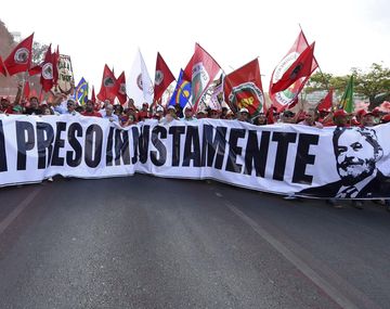 Una de las tantas marchas por Lula Da Silva