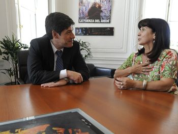 Abal Medina se reunió en la Casa Rosada con Susana Trimarco