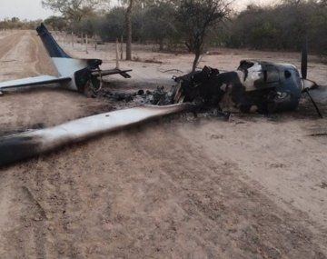 Hallaron una narcoavioneta incendiada en la frontera con Paraguay y Bolivia