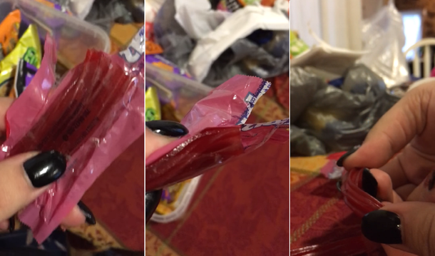 Una madre encontró una aguja en una golosina de su hijo por Halloween