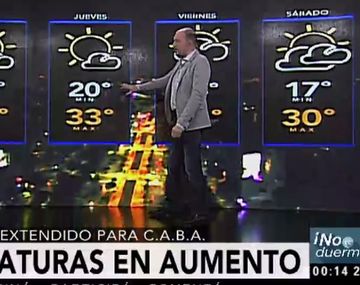 Pronóstico del tiempo del miércoles 11 de enero de 2017