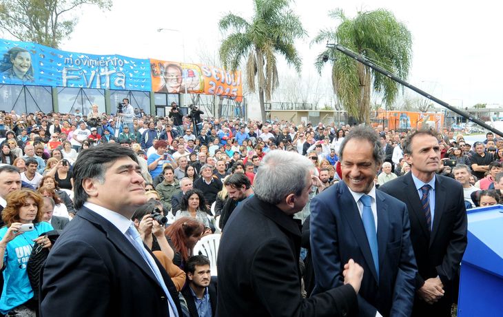 Scioli ratificó que su agenda es el trabajo y la seguridad habitacional y ciudadana