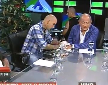 Chiche Gelblung se animó a tatuarse en vivo en su programa