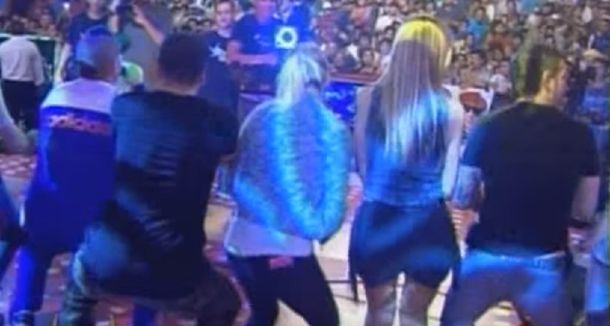 Mandale cumbia: una figura de Racing se animó a menear en cámara