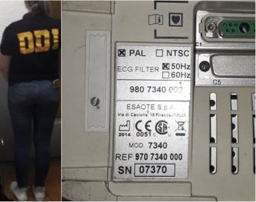 Recuperaron el ecógrafo robado al Hospital de Niños Sor María Ludovica de La Plata