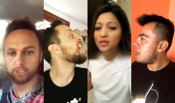 Dos en uno: un filtro provocó los duetos musicales más increíbles de la web