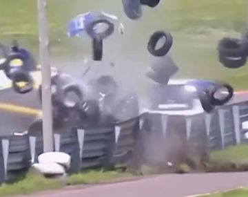 Aterrador accidente en el Turismo Pista: el fuerte choque de Matías Cantarini en Entre Ríos