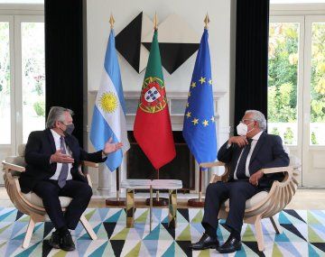 Alberto Fernández se reunió con el primer ministro de Portugal