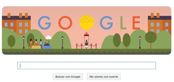 Google recuerda el primer salto en paracaídas