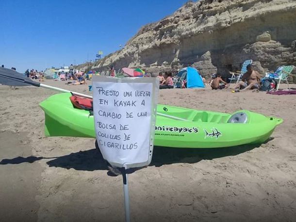 Novedosa propuesta en Las Grutas para limpiar la playa y concientizar sobre la basura