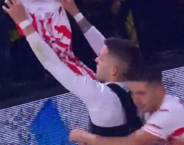 La disculpa de Troyansky por su festejo hacia hinchas de Boca