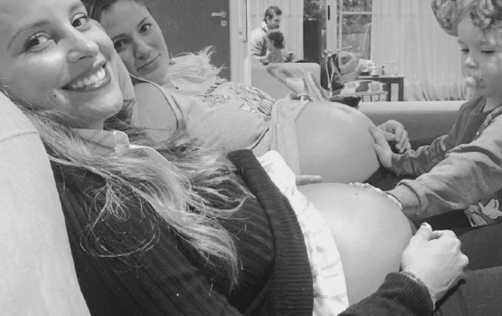 La tierna foto de Lourdes y Paula con Olivia