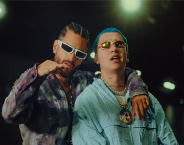 Maluma y Blessd presentaron El Reloj
