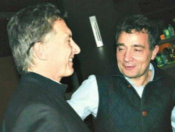 Mauricio Macri y Fabián Pepín Rodríguez Simón