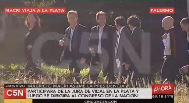Macri partió hacia La Plata para presenciar la asunción de Vidal