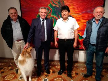 El Presidente cenó anoche en Olivos con Evo Morales tras el triunfo del MAS en Bolivia