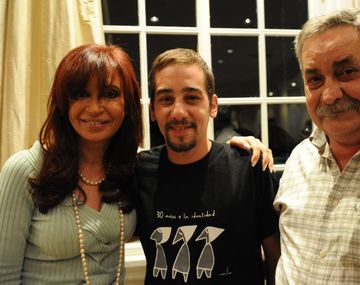 Alberto y Cristina despidieron a Francisco