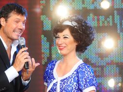 Marcelo con Laura Oliva