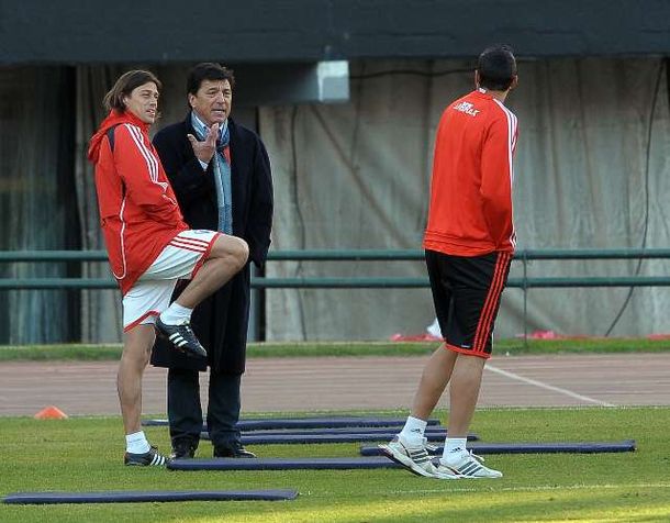 River entrenamiento Passarella